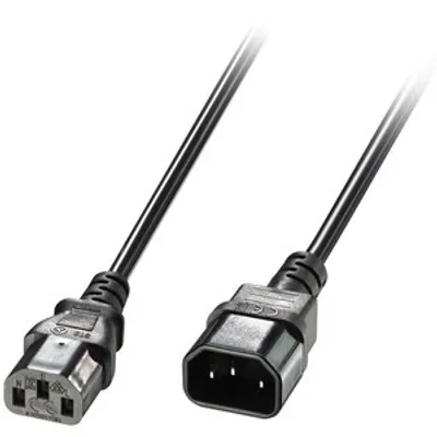 Produktbild von LINDY 0.5m IEC C14 an IEC C13 Netzkabel