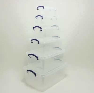 Produktbild von Aufbewahrungsbox m. Deckel & Griffen, Fassungsvermögen:22L