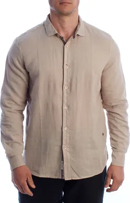 Immagine prodotto di inMyHood Camicia di lino a maniche lunghe da uomo HS24MCA01