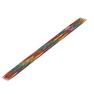 Produktbild von Lana Grossa Strumpfstricknadel Design-Holz Multicolor 20-4.0mm