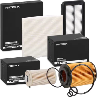 Produktbild von RIDEX Filterset Inspektionspaket Filtersatz für HONDA CR-V III (RE) ACCORD VIII (CU) ACCORD VIII Kombi