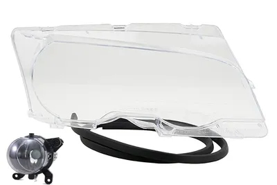 Zdjęcie produktu dla Johns, szkło reflektora pasujące do BMW serii 3 E46 04/99-03/2003 prawe + światła przeciwmgielne. 63128382192 8382192 63178371908 8371908