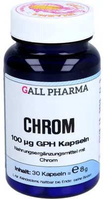 Zdjęcie produktu dla GALL PHARMA Chrom 100 µg GPH, kapsułki, 30 szt.