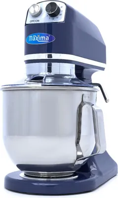 Obrázok produktu pre Maxima - Gastro planetárny mixér - 7 l - Do 2 kg cesta - Modrá oceľ