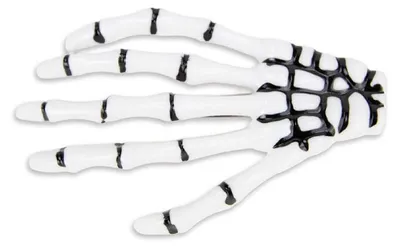 Productafbeelding van PartyPro: Set van 2 skelet-hand haarspelden