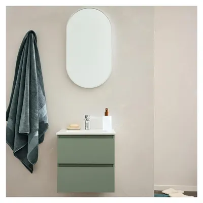Produktbild von Hängewaschtisch 45cm mit Keramikwaschbecken SORRENTO