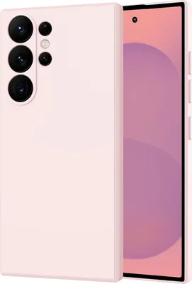 Obrázek produktu pro Pouzdro pro Samsung Galaxy S25 Ultra Měkký tekutý silikonové, nárazuvzdorné gumové pouzdro Růžový
