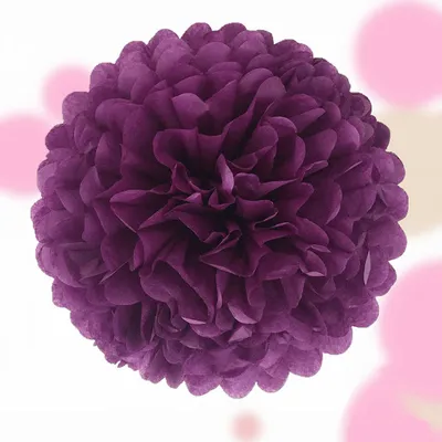 Produktbild von Pompon 25 cm, Pflaume