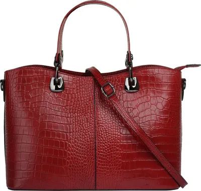 Produktbild von Cluty Handtasche Damen 021168 dunkelrot