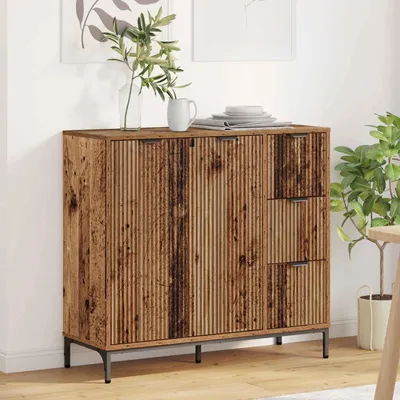 Obrázek produktu pro vidaXL Příborník z regenerovaného dřeva 89,5 x 33 x 82 cm materiál na bázi dřeva