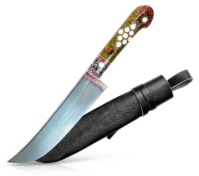 Produktbild von Usbekischer Messer – Pchak, 30 cm Kochmesser Handarbeit Küchenmesser