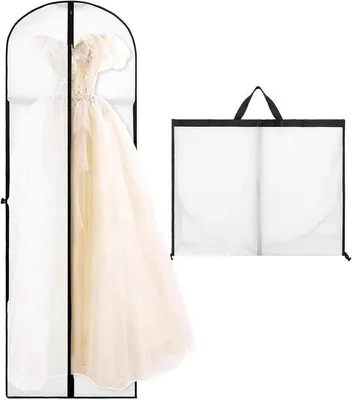 Produktbild von Lange Koffertasche mit Reißverschluss für Hochzeitskleider, Abendkleider und Ballkleider