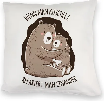 Produktbild von Kuscheln repariert Kuschelkissen mit niedlichen Bären