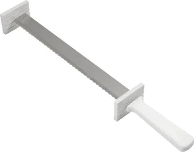 Produktbild von Kaiser Inspiration Tortenschneider mit Distanzhaltern 32 cm, Kuchenschneider, Tortenboden Schneidehilfe, extra scharfe Klinge, spülmaschinengeeignet