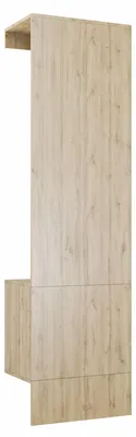 Produktbild von InnoFurn Garderobenpaneel Nivo, Push-to-Open, Eiche Evoke, 52 x 193 x 35 cm