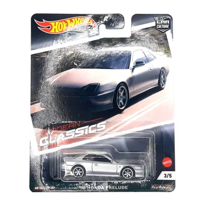 Zdjęcie produktu dla Hot Wheels FPY86-GRJ91 Honda Prelude 1998 srebrny - model samochodu Modern Classics 3/5 w skali ok. 1:64