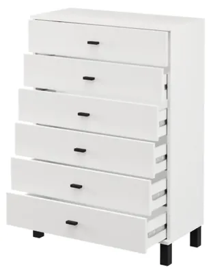 Produktbild von Otaval - Anrichte, 77x35x78h cm Weiß, ein Regal