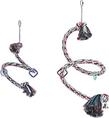 Image de Nobby Balançoire spirale multicolore, dimensions : Ø 3,5 x 225 cm
