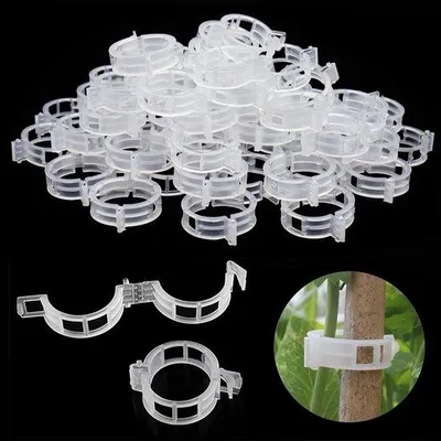 Produktbild von Pflanzenclips für Kletterpflanzen und Gartenbewuchs - 200 Stück