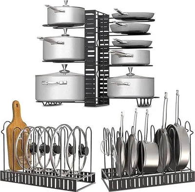 Produktbild von Famanu Pfannenregal - verstellbar und platzsparend