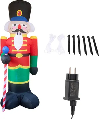 Obrázek produktu pro Vánoční vzduchový model nafukovací Santa Soldier dekorace blok nafukovací pro vnitřní venkovní 220-240 V ve vzduchu