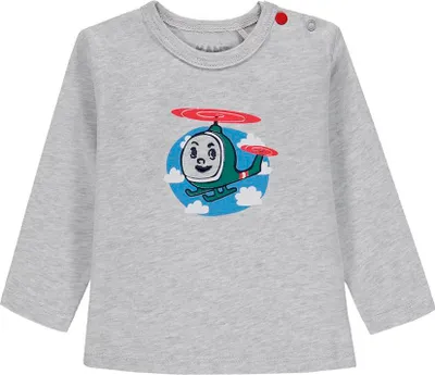 Produktbild von Jungen Langarmshirt, grau, Kanz