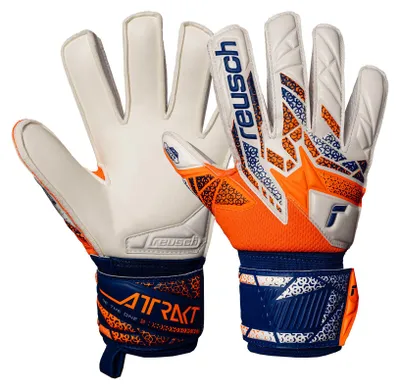 Obrázok produktu pre Brankárske rukavice Reusch Attrakt Silver Junior oranžovo-modré 5572214 2500 - 7