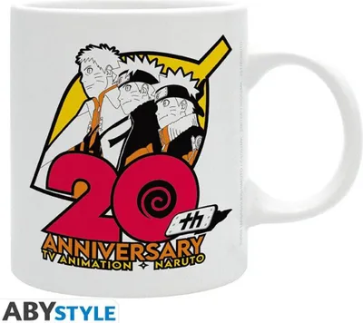 Immagine prodotto di Tazza in Vetroceramica Naruto 320 ml - 20 anni di anniversario