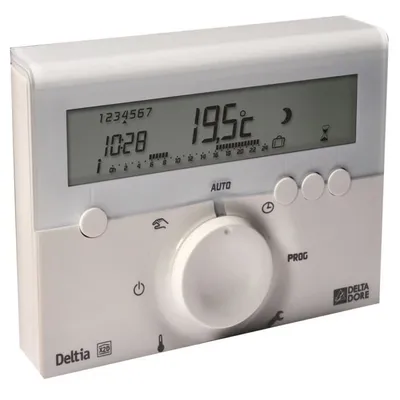 Image de Programmeur filaire – DELTA DORE – Deltia 8.00 – Pour chaudière pompe à chaleur ou radiateurs électriques