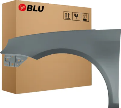 Produktbild von BLU Kotflügel Passend für VW Volkswagen Eos LK7X Links Grau IslandGrau | 2006-2015 | Vorderseite Vorne | Lackiert | Einbaufertig