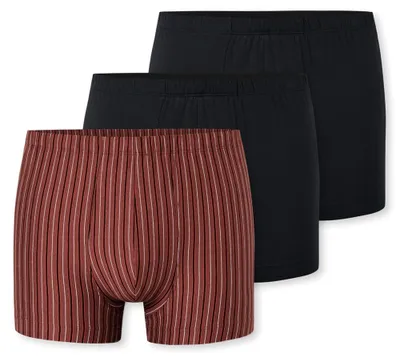 Produktbild von Schiesser Herren 3 Pack Unterwäsche Shorts mit weichem Bund Bio Baumwolle Multip