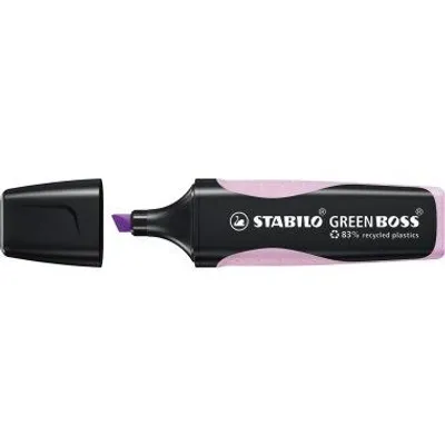 Obrázok produktu pre STABILO GREEN BOSS, 1 kusov, Fialová, Hrot dláta, Čierna, Fialová, Plast, 2 mm