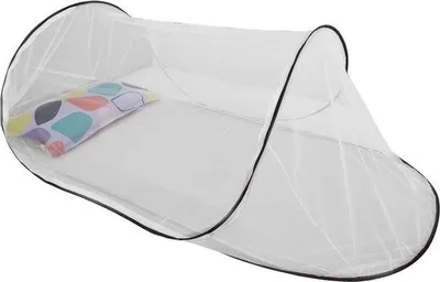 Produktbild von Moskitonetz-Bett – Faltbares Moskitonetz – L 200 x H 56 x B 80 cm – Pop-Up-Moskitonetz-Bett – Moskitonetz-Zelt – Moskitonetz – Kuppel – Moskitonetz – Pop-Up-Bettzelt – Mückenschutz, kein Aufbau erforderlich – Geeignet für Camping, Garten, als Reis...
