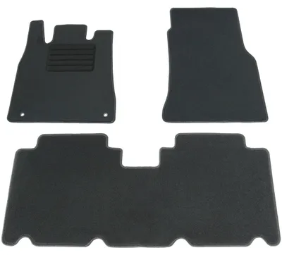 Fußmatten-Set für Mercedes A-Klasse W168, 04/2001-08/2004, 3-teilig, Schwarz