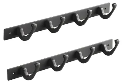 Produktbild von SOTECH Hakenleiste Blackline Forte – 4 Haken (2 Stück)