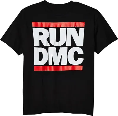 Produktbild von Run DMC - T-Shirt für Herren/Damen Uni RO6261 (S) (Schwarz/Rot/Weiß)
