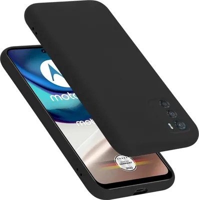 Produktbild von Cadorabo Schutzhülle für Motorola MOTO G42 Hülle in Schwarz Handyhülle Case Cover TPU Etui