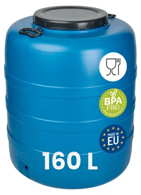 Productafbeelding van Regenton van HDPE 160L als Waterreservoir en Opslagvat