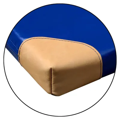 Produktbild von Matte Turnmatte Sportmatte Gymnastikmatte 200 x 100 x 8 cm mit Antirutschboden und Lederecken