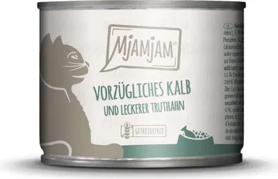 Obrázok produktu pre MjAMjAM 4260512870560, Dospelý, Akékoľvek plemeno, Turecko, Teľacie, 200 g, Bez obilnín