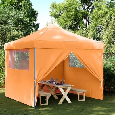 Produktbild von Maison Exclusive - Partyzelt Faltbar Pop-Up mit 4 Seitenteilen Orange