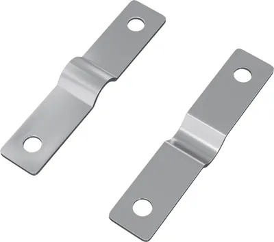 Image de Plaque de frappe 2 pcs Argenté 50 x 10 x 1,2 mm Fer