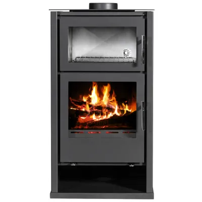 Image de Poêle à bois avec four REGINA F - alimentation en air externe