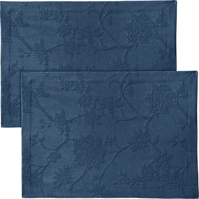 Produktbild von Erwin Müller Tischset Arnsberg" 2er-Pack blau 35x50 cm"