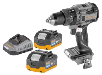 Produktbild von Procraft Industrial CD20B-BB Akku Schlagbohrschrauber 20 V 150 Nm Brushless + 2x Akku 4,0 Ah + Ladegerät