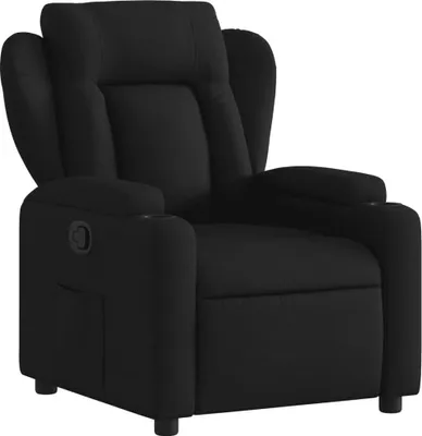 Produktbild von vidaXL Relaxsessel Schwarzer Stoff