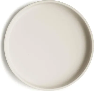 Obrázek produktu pro Silikonová deska Mushie Classic s přísavkou slonová kost