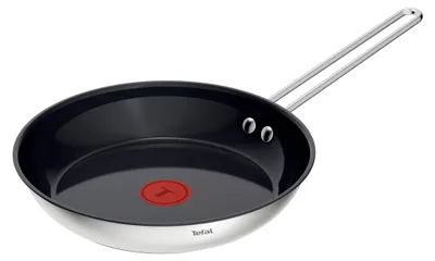 Produktbild von Tefal Nordica H8710455, Rund, Allzweckpfanne, Schwarz, Edelstahl, Keramik, Edelstahl, 1,8 l