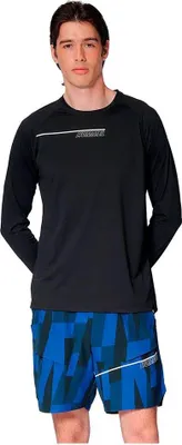 Produktbild von Hummel Court Light Weight Langarm-t-shirt Schwarz M Herren Schwarz M