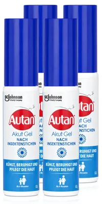 Produktbild von Autan Akut Gel nach Insektenstichen 25ml kühlt & beruhigt die Haut (4er Pack)